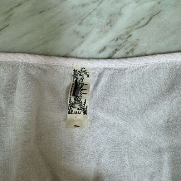 Free People Intimately Cleo Bodysuit In blush pink size M - Picture 4 of 7